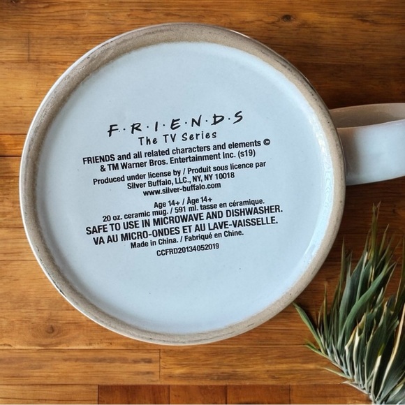 F.R.I.E.N.D.S Central Perk Oversized 20oz Coffee Mug – Silver Buffalo - Picture 7 of 10
